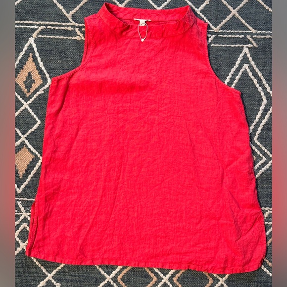 Eileen Fisher sleeveless linen tunic - Picture 6 of 6